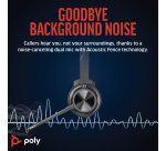 HP Poly Micro-casque monaural Poly Voyager 4310 UC + adaptateur USB-A BT700 + base de chargement