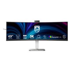 Philips 49B2U6900CH/00 computer monitor 124 cm (48.8") 5120 x 1440 Pixels Dual QHD LCD Zwart