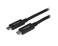 StarTech.com Câble USB-C de 1m, USB 5Gbps, 60W (3A) Power Delivery, 4K 60Hz DP Alt Mode, Gaine TPE - Compatible Thunderbolt