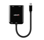 Lindy 38432 hub de interfaz Mini DisplayPort 21600 Mbit/s Negro