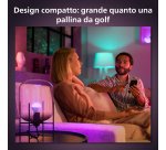 Philips Hue White and Color ambiance Sferetta - lampadina connessa E14
