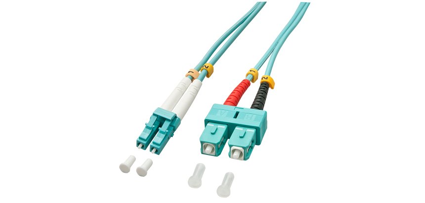 Lindy Fibre optique Duplex LC / SC OM3 2m