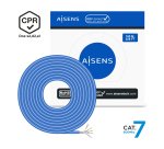AISENS Cable de Red RJ45 LSZH CPR Dca CAT.7 600 MHZ S/FTP AWG23, Azul, 100 m