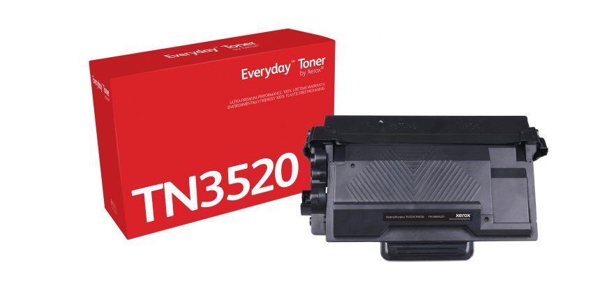 Toner Noir Everyday™ de Xerox compatible avec Brother TN3520, Ultra grande capacité