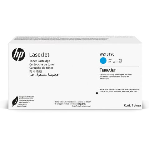 HP Cartouche de toner cyan Contract LaserJet authentique W2131YC