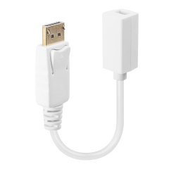 Lindy 41060 adaptador de cable de vídeo 0,15 m DisplayPort Mini DisplayPort Blanco