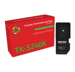 Everyday™ Black Remanufactured Toner by Xerox compatible with Kyocera TK-5240K, Standard capacity