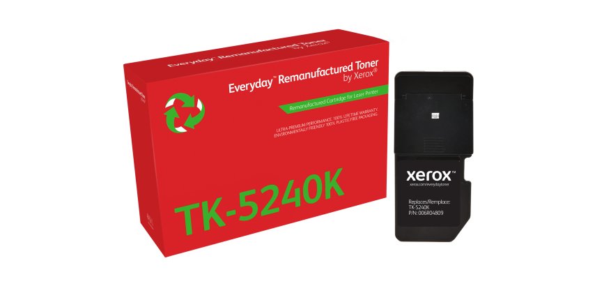 Toner remanufacturé Noir Everyday™ de Xerox compatible avec Kyocera TK-5240K, Capacité standard