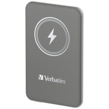 Verbatim Charge 'n' Go Lithium Polymère (LiPo) 5000 mAh Recharge sans fil Gris