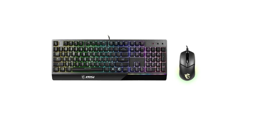 MSI VIGOR GK30 COMBO tastiera Mouse incluso Gaming USB QWERTY Italiano Nero