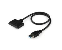 StarTech.com Câble SATA vers USB - Adaptateur de Disque Dur USB 3.0 vers 2.5" SATA III - Convertisseur Externe pour Transfert de Données SSD/HDD