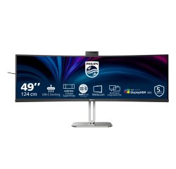 Philips 49B2U6900CH/00 computer monitor 124 cm (48.8") 5120 x 1440 pixels Dual QHD LCD Black