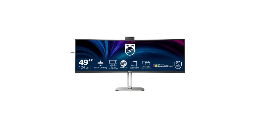 Philips 49B2U6900CH/00 computer monitor 124 cm (48.8") 5120 x 1440 pixels Dual QHD LCD Black