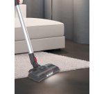 Hoover HF122RH 011 Aspirapolvere elettrica Batteria Secco Tessuto Senza sacchetto 0,9 L 170 W Rosso, Argento
