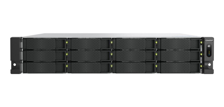 QNAP TS-H1277AXU-RP NAS Rack (2 U) AMD Ryzen™ 5 16 Go DDR5 0 To QuTS hero Noir