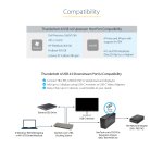 StarTech.com Thunderbolt 4 Dock, 96W Power Delivery, Single 8K/Dual Monitor 4K 60Hz, 3xTB4/USB4 ports, 4xUSB-A, SD, GbE, Thunderbolt 4 Docking Station for Windows or TB3 MacBook, 0.8m Cable