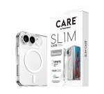 PanzerGlass CARE™ by ® SL1M Case Transparent w. White MagSafe iPhone Duo coque de protection pour téléphones portables 19,3 cm (7.6") Housse