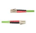 StarTech.com Câble Fibre Optique Multimode OM5 LC à LC UPC de 15m, Cordon/Jarretière/Connecteur Fibre Optique 50/125µm Duplex LOMMF Zipcord, VCSEL, 40G/100G, Insensible à la Courbure, Cordon de Liaison Fibre LSZH