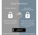 Integral INFD16GB360SEC3.0 lecteur USB flash 16 Go USB Type-A 3.2 Gen 1 (3.1 Gen 1) Noir, Or