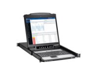 Eaton B020-U16-19-IPF commutateur écran, clavier et souris Grille de montage Noir