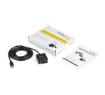StarTech.com Câble Adaptateur de 1,8m à 1 Port FTDI USB vers Série RS232 avec Rétention COM, Adaptateur USB vers RS232 - Conforme TAA