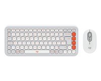 Logitech 920-013110 clavier Souris incluse Universel Bluetooth AZERTY Français Blanc