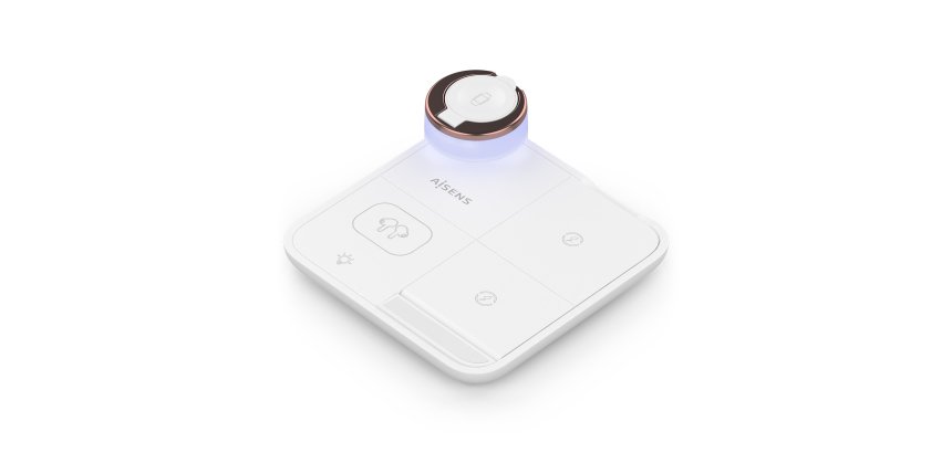 AISENS Cargador Inalambrico USB-C 4 en 1 De 15W Para Movil, Apple Watch, Auriculares Con Estuche De Carga, Blanco