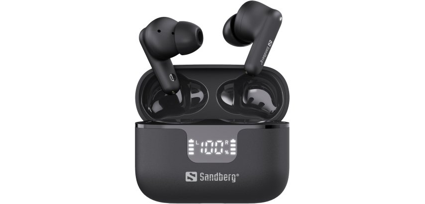Sandberg 126-52 casque True Wireless Stereo (TWS) Ecouteurs Musique/Quotidien Bluetooth Noir