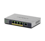 NETGEAR GS105EPP Non-géré Gigabit Ethernet (10/100/1000) Connexion Ethernet, supportant l'alimentation via ce port (PoE) Montage sur le bureau ou sur le mur Gris