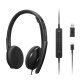 Lenovo 4XD1M45626 écouteur/casque Avec fil Arceau USB Type-C Noir