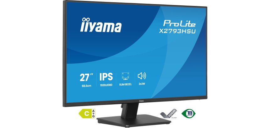 iiyama ProLite X2793HSU-B1 écran plat de PC 68,6 cm (27") 1920 x 1080 pixels Full HD LED Noir