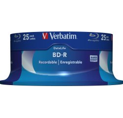 Verbatim DataLife - BD-R x 25 - 25 Go - support de stockage