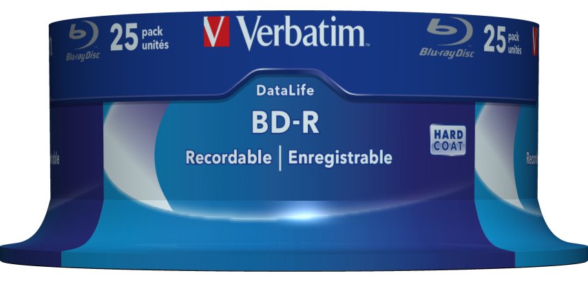 Verbatim DataLife - BD-R x 25 - 25 GB - storage media