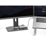 Hubb  HDMI 4K 60 Hz - 2x USB-A-hubb (3.2/2.0) och GbE - 28 cm