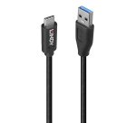 Lindy 36972 câble USB USB 3.2 Gen 2 (3.1 Gen 2) 1,5 m USB A USB C 10 Gbit/s 15 W Noir
