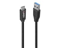 Lindy 36970 câble USB USB 3.2 Gen 2 (3.1 Gen 2) 0,5 m USB A USB C 10 Gbit/s 15 W Noir