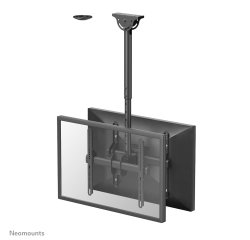 Neomounts NM-C440DBLACK Soporte de techo para doble monitor/TV 32-60" - alt. 56-91 cm
