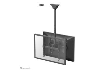 Neomounts NM-C440DBLACK Soporte de techo para doble monitor/TV 32-60" - alt. 56-91 cm