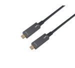 Equip 119461 Cavo ottico attivo USB-C-C, M/M, 5,0 m, PD 60W, 4K/60Hz, 10Gbps, Video+Dati+PD