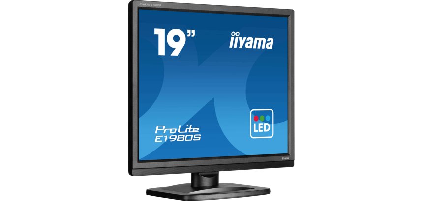 iiyama ProLite E1980S-B1 écran plat de PC 48,3 cm (19") 1280 x 1024 pixels VGA LED Noir