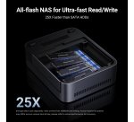 Serveur NAS Ugreen Network Attached Storage DXP480T Plus Gris anodisé
