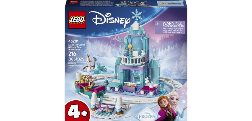 LEGO Disney Princess Elsa's Ice Castle & Snow Ride Adventure