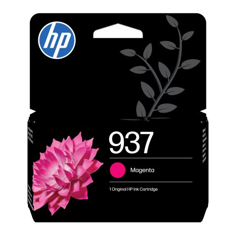 HP Cartucho de Tinta Original 937 magenta