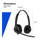 HP Poly Mission 425 Stereo USB Wired Headset Classic
