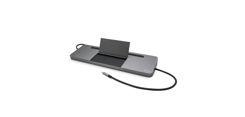 i-tec Metal USB-C Ergonomic 4K 3x Display Docking Station + Power Delivery 85 W