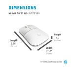 HP Z3700 Ceramic White Wireless Mouse