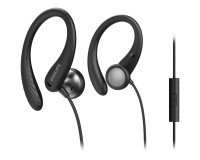 Philips TAA1105BK/00 headphones/headset Wired Ear-hook, In-ear Sports Black