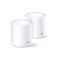 TP-Link Deco X20 (2-pack) wireless router Gigabit Ethernet Dual-band (2.4 GHz / 5 GHz) 4G White