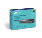 TP-Link TL-SF1008LP commutateur réseau Non-géré Fast Ethernet (10/100) Connexion Ethernet, supportant l'alimentation via ce port (PoE) Noir