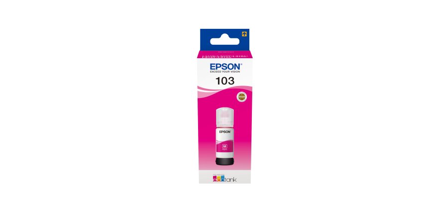 Tinta epson ecotank 103 l3110/3150/3151/5190 magenta botella de 65 ml